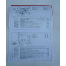 KATALOG NÁHRADNÍCH DÍLŮ - JAWA 350/638,639 - DOTISK DLE ORIGINÁLU